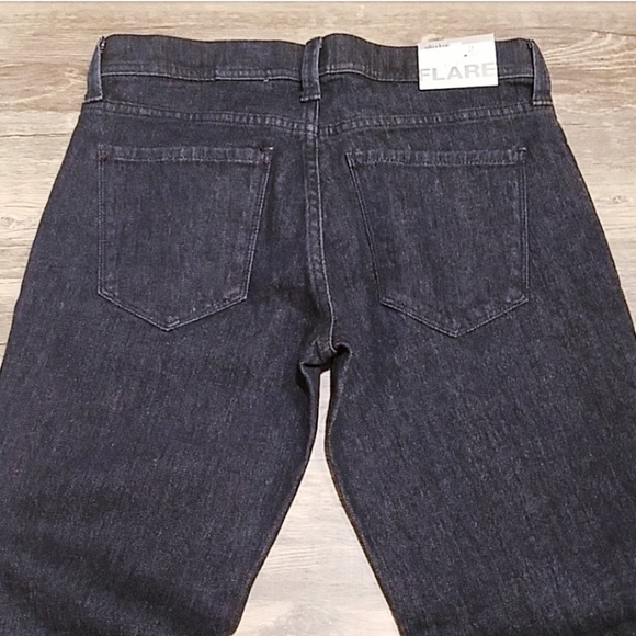 New York & Company Dark Wash Flare Bell Bottom - Picture 5 of 6